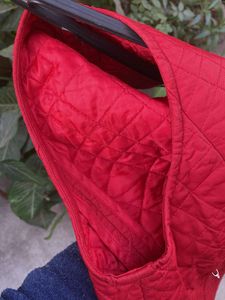 Red Quilted Vest