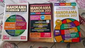 Manorama Yearbook 2012, 2013, 2017