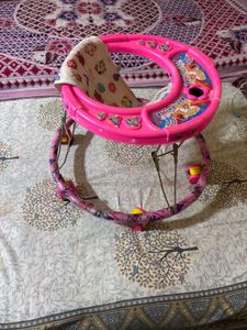 Pink Baby Walker- almost new