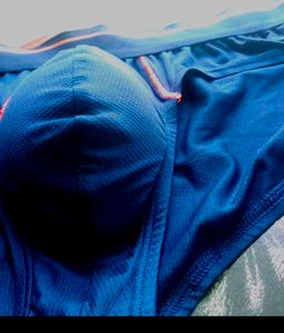 Men's Blue Athletic Briefs