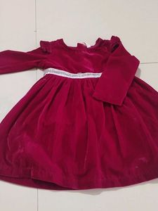 Girls Velour Dress