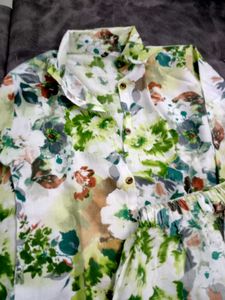 brand new Floral Print Pajama Set