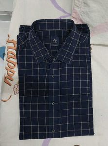 arrow branded Men's Navy Blue Checked Shirt