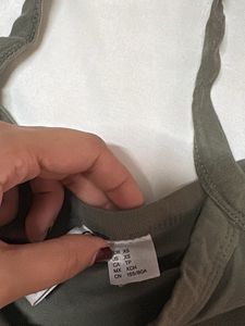 Olive Green Spaghetti Top
