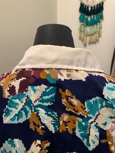 Y2k Floral Print Shirt