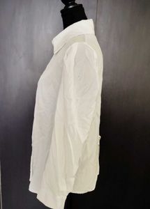 Classic White Button-Down Shirt
