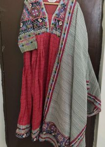 New Unused PureCotton Biba Brand AnarkaliSuit