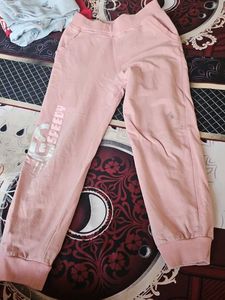 Pink Casual Pants