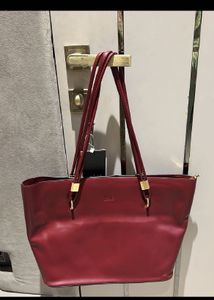 Chic Maroon Tote Bag