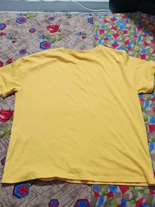 Zara - Mustard Yellow Oversized Tee