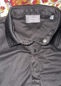Stylish Black Polo T-Shirt