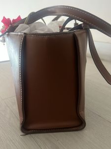 Classic Brown Leather Tote Bag