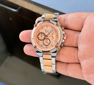 GC Two-Tone Chronograph Watch FOR MENS PREMIUM QUA