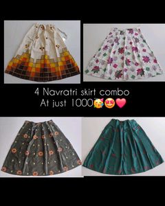 4 Navratri skirt combo🚨🤩🥳❤️💅💖