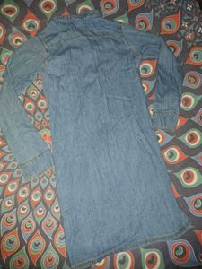 Denim Shirt Dress of Dolce Crudo 1943, M size.
