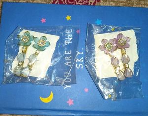 Flower Drop clips  (Set of 2)