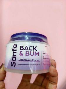 Sanfe Back & Bum Lightening Cream