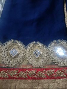 Elegant Blue shaded Saree