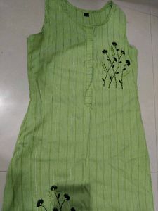 Slim Green Kurti (Discounted For Today)