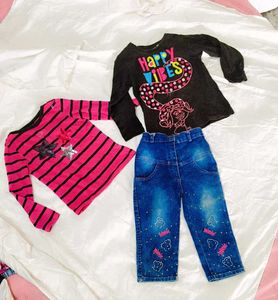 Combo Of Beautiful Tops With Pant