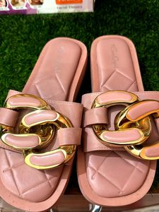 PINK WEDGES NO FLAWS NEW STYLE WITH FRONT DESIGN N