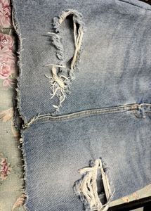 Denim shorts