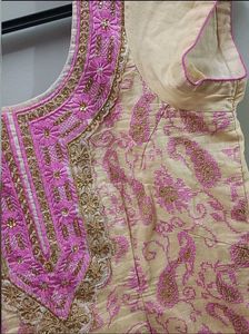 Women Kurti With Duppata And Pazami😍