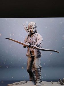 The Last of Us Ellie Figurine 3d printed and paint
