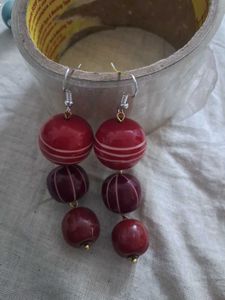 Colorful Beaded Dangle Earrings