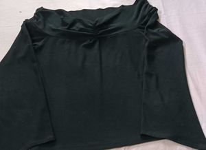 Black Off-Shoulder Top