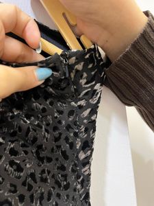 Chic One-Shoulder Leopard Print Dress