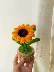 Cute Sunflower Potted Plant Decor