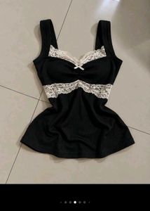 Black Lace Top