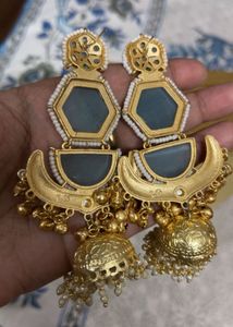 Elegant Kashmiri Jhumka Earrings