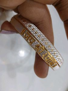 Elegant Gold &amp; Silver Tone Bangle
