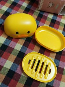 Cute Duck Design Soap Dish Holder