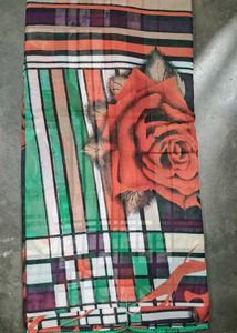 Vibrant Floral Saree