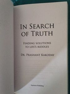 In Search of Truth by Dr. Prashant Kakoday
