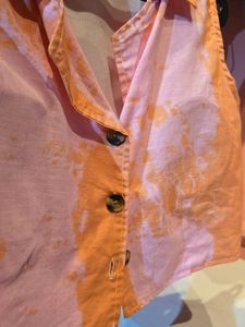 Stylish Tie-Dye Sleeveless Top