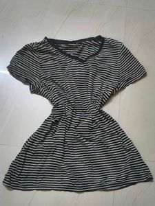 Striped V-Neck T-Shirt