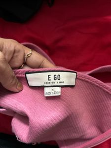 Stylish Pink Halter Neck Crop Top