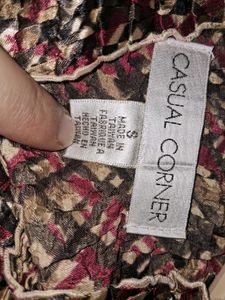 Elegant Print Top
