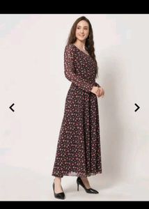 Floral Print Long Kurta