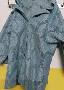 Elegant Lace Button-Up shirt top