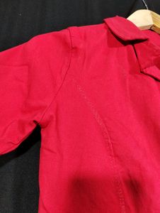 Red co-ord Jacket + skirt
