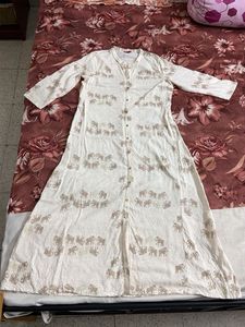 Elegant Elephant Print Kurta
