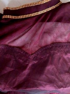Elegant  Blouse with Gold Embellishments