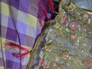 Long Net Anarkali With Plazzo