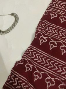 Maroon Printed Kaftan Kurta🌹✨