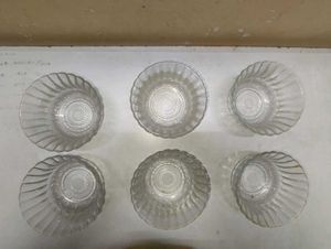 Set of 6 Glass Bowls